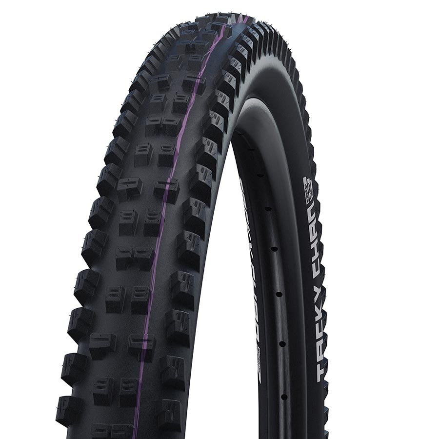 Schwalbe Tacky Chan Tire - 27.5 x 2.40 Tubeless Folding BLK Evolution Line Super Downhill Addix Ultra Soft E-50