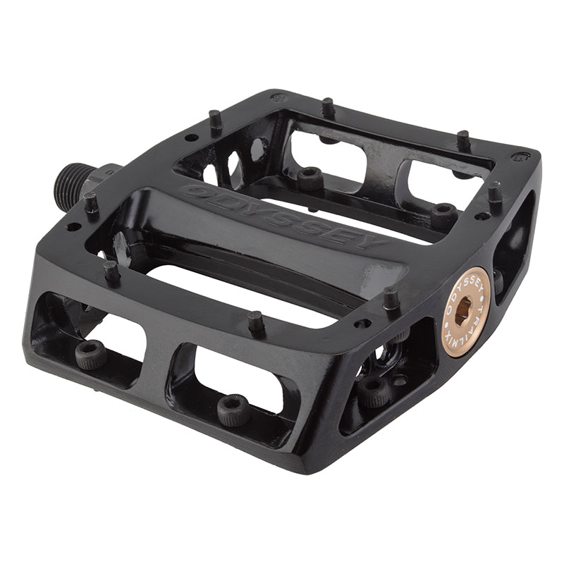Odyssey Trailmix Pedals - Platform Aluminum 9/16" Black