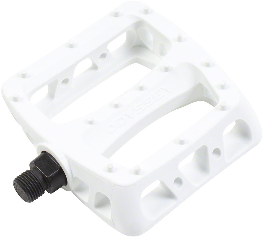 Odyssey Twisted PC Pedals - Platform Composite/Plastic 1/2" White