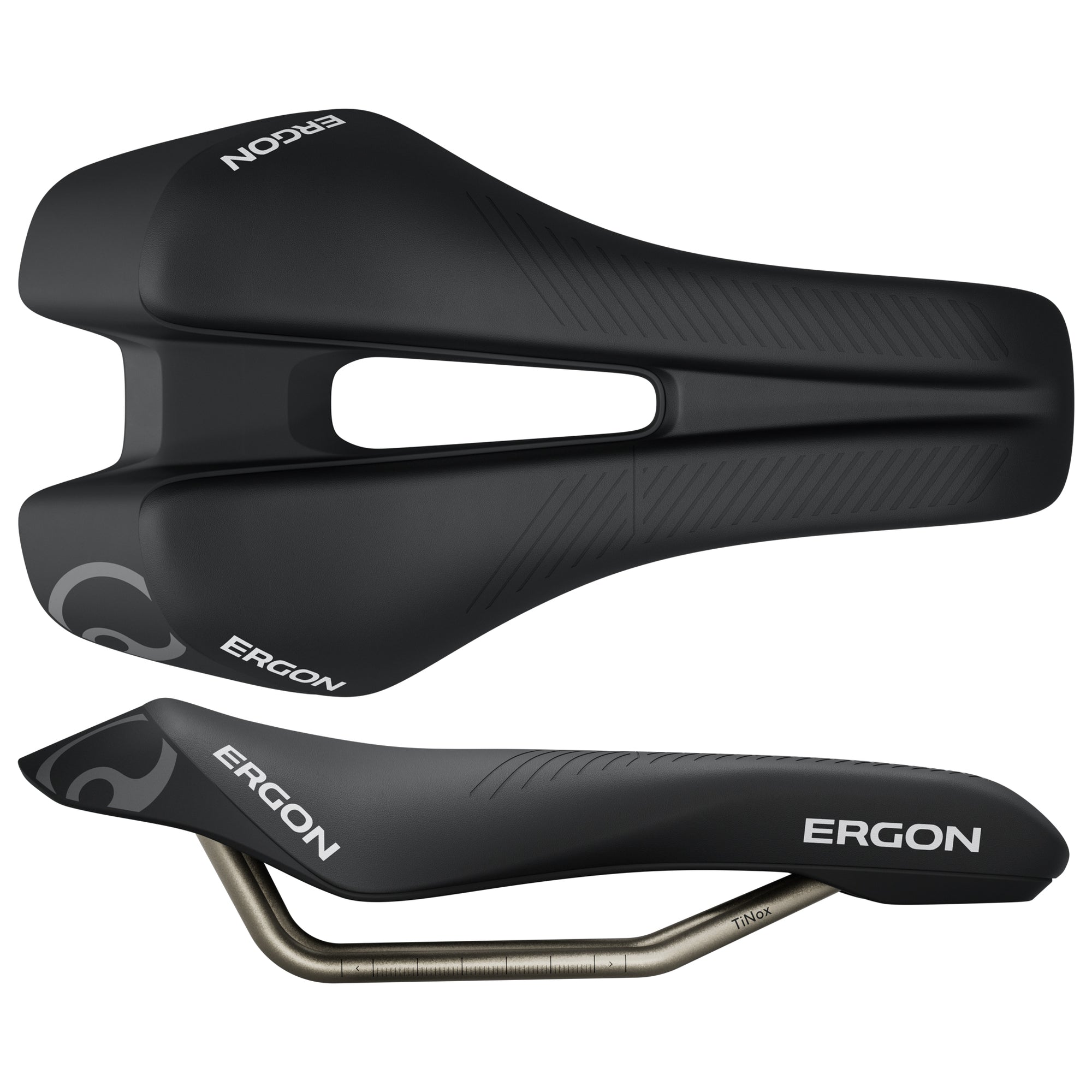 Ergon SR Triathlon Saddle - Mens Black Front