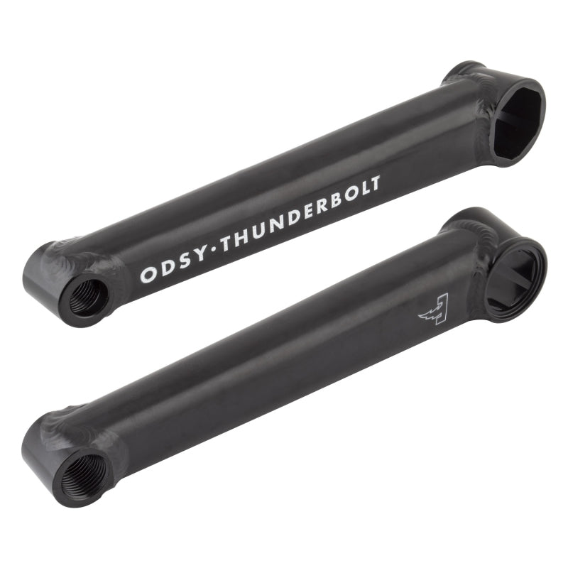 Rustproof Bikes Odyssey Thunderbolt Crankset - 170mm Left Hand Drive Rust Proof Black ...