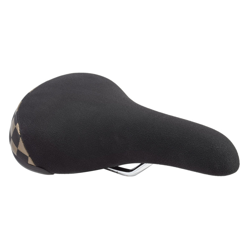 Se bikes Flyer Seat BMX Chromoly Gld/Blk Checkerboard 245mmx155mm