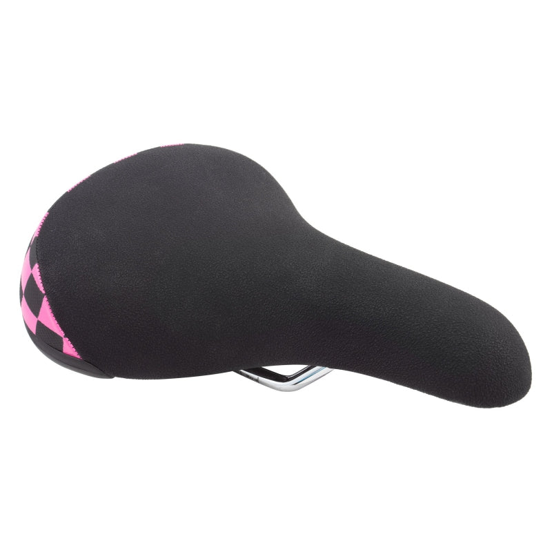 Se bikes Flyer Seat BMX Chromoly Pnk/Blk Checkerboard 245mmx155mm