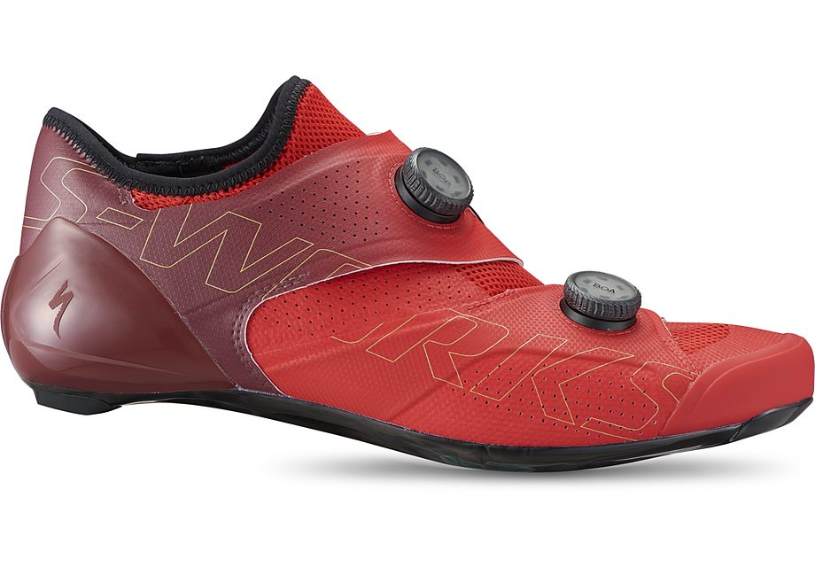 Specialized S-Works ares rd shoe flo red/maroon 48