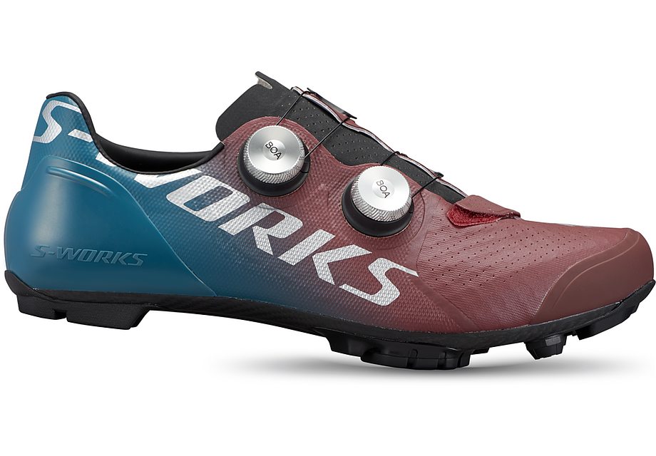 Specialized S-Works recon shoe tropical teal/ maroon/silver 44.5