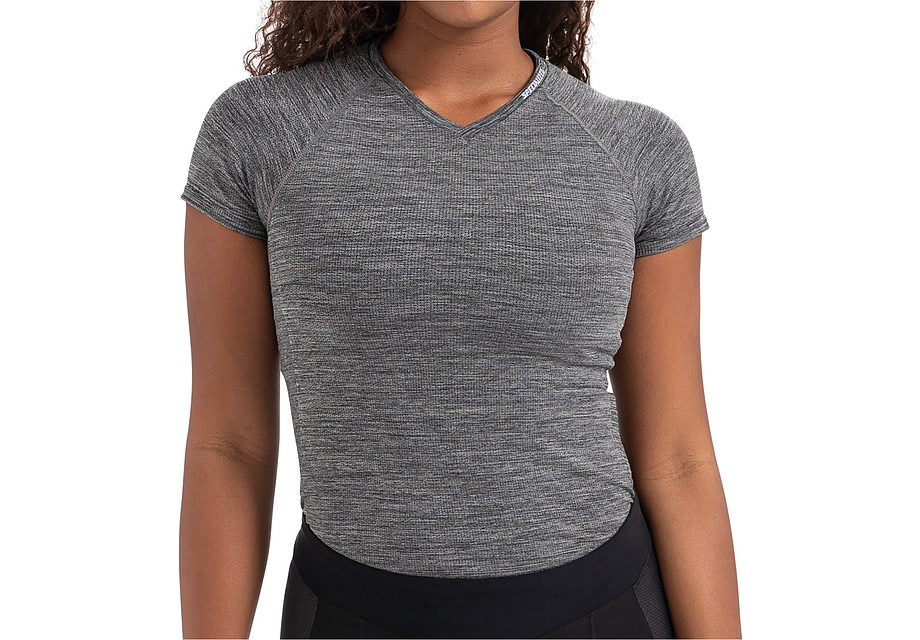 Specialized seamless baselayer ss wmn heather grey xl