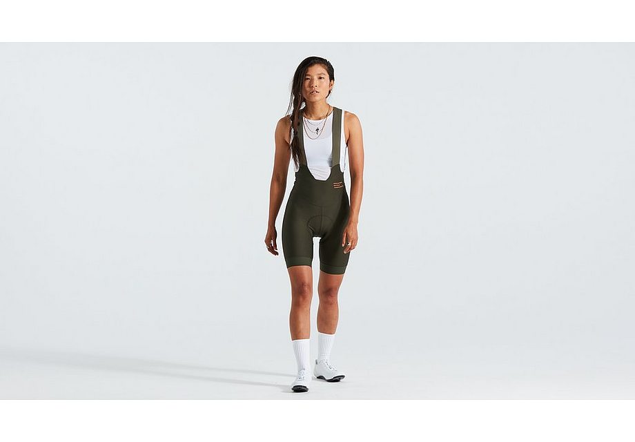 Specialized prime bib short wmn dark moss green l