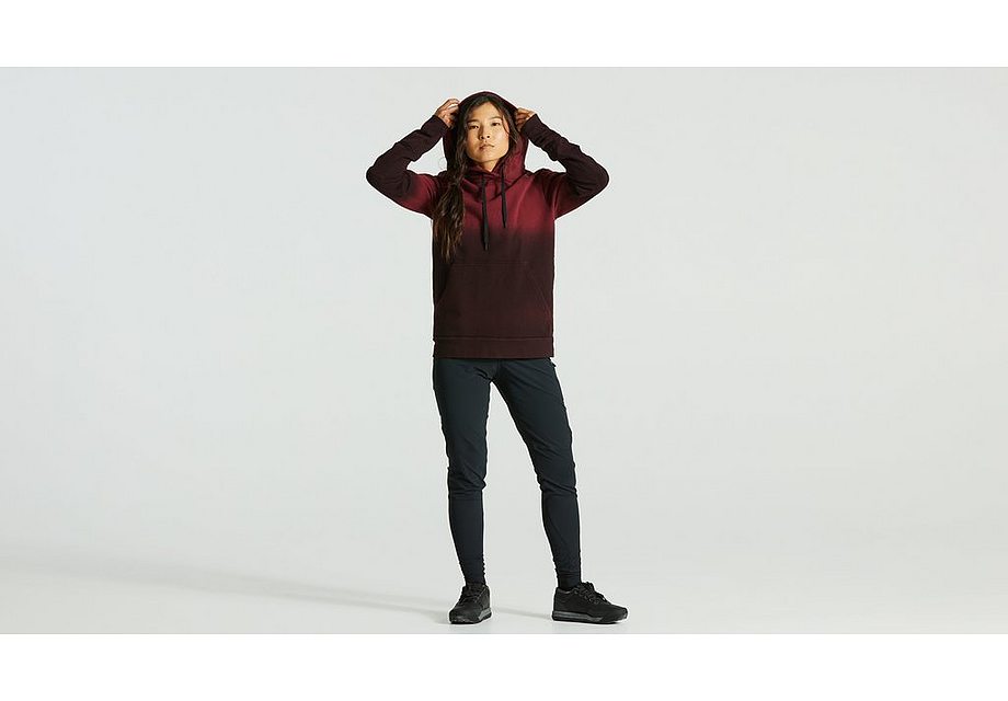 Specialized legacy spray pull-over hoodie wmn maroon xs