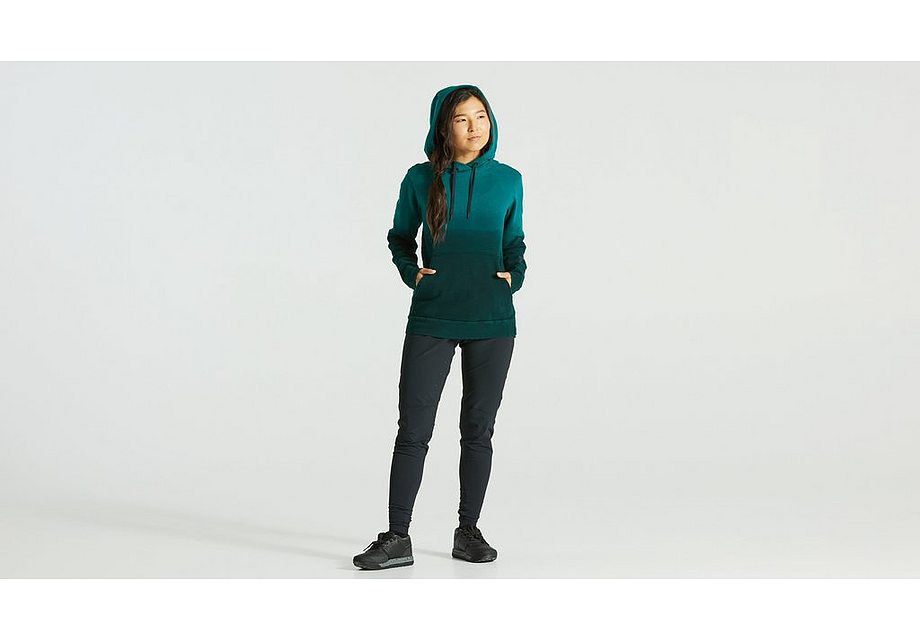 Specialized legacy spray pull-over hoodie wmn tropical teal xs