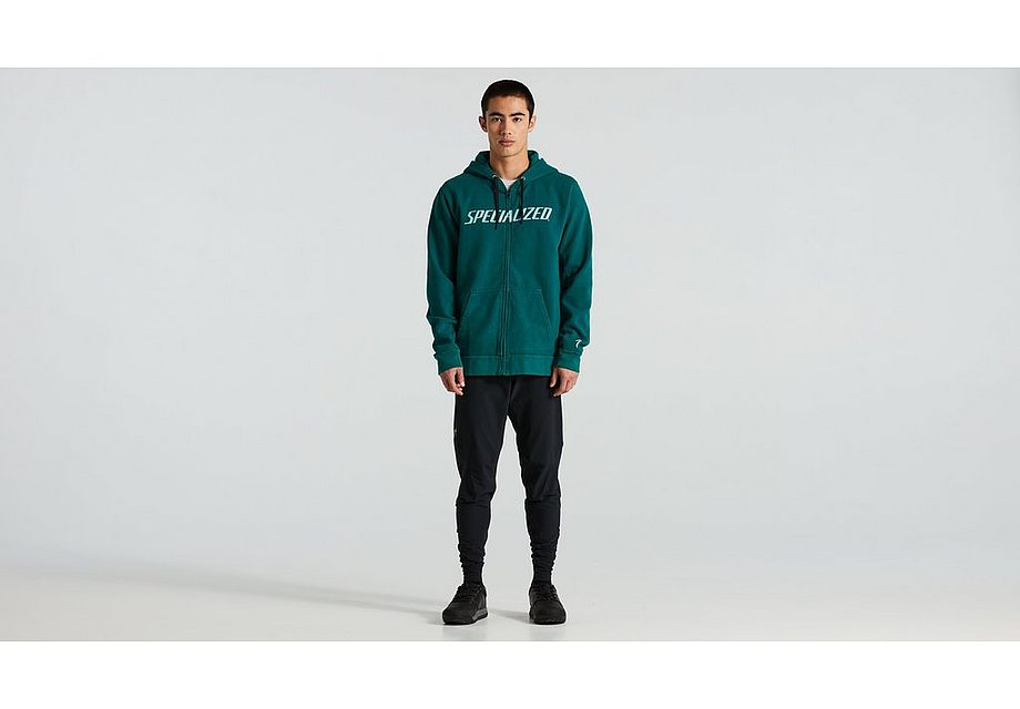 Specialized legacy wordmark zip-up hoodie men tropical teal xs