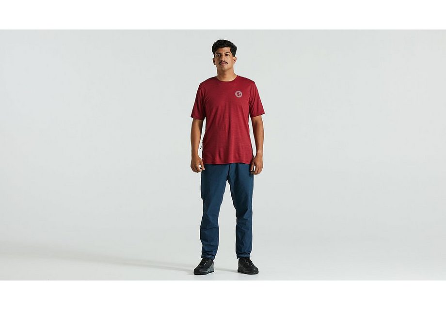 Specialized s/f wool tee ss men pomegranate red m