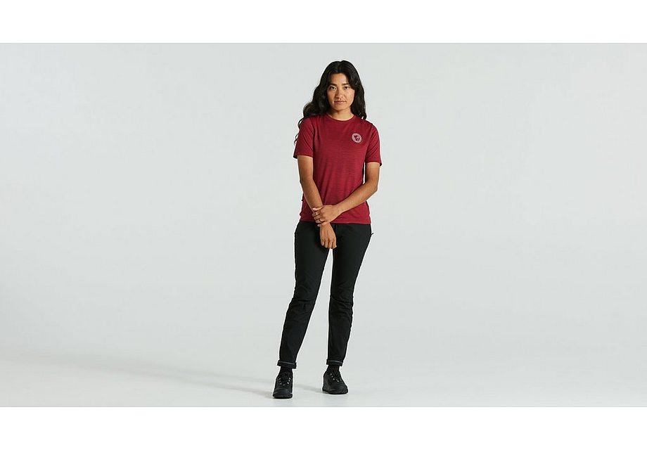 Specialized s/f wool tee ss wmn pomegranate red s