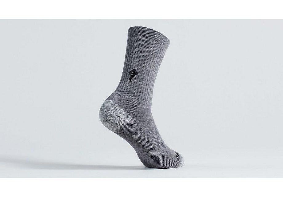 Specialized merino midweight tall sock smoke s