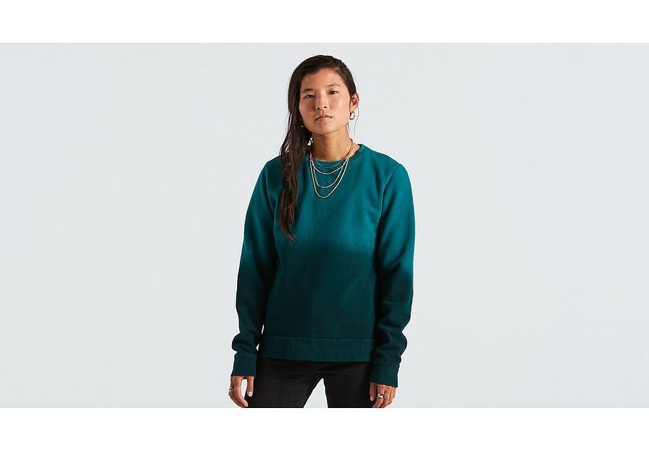 Specialized legacy spray crewneck ls wmn tropical teal xs