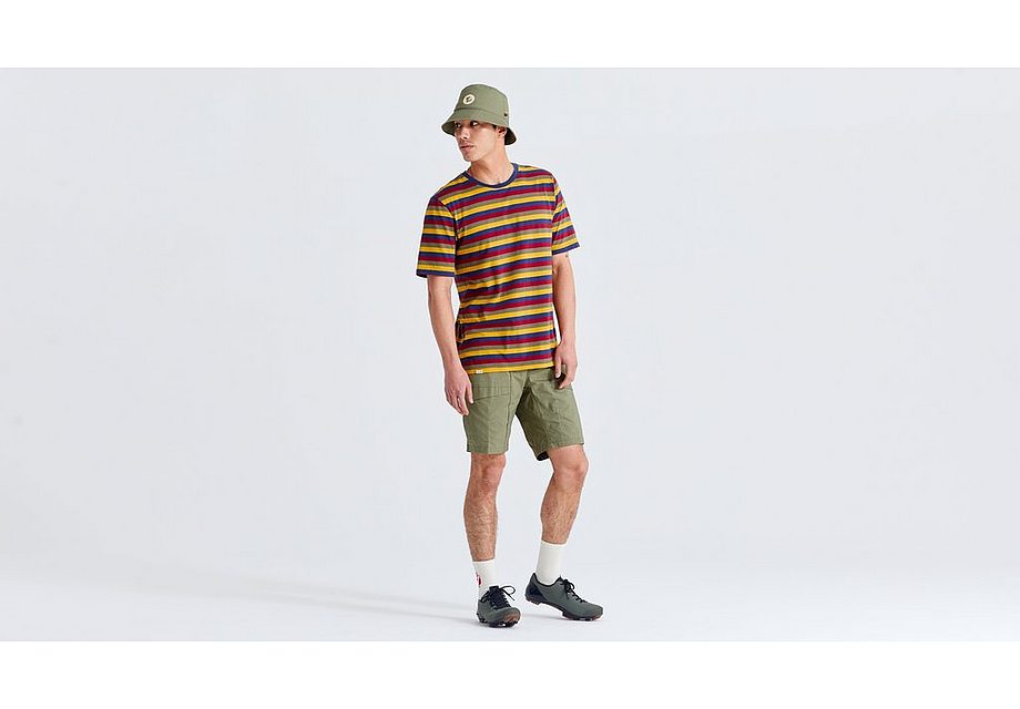 Specialized s/f cotton striped tee ss men multi s