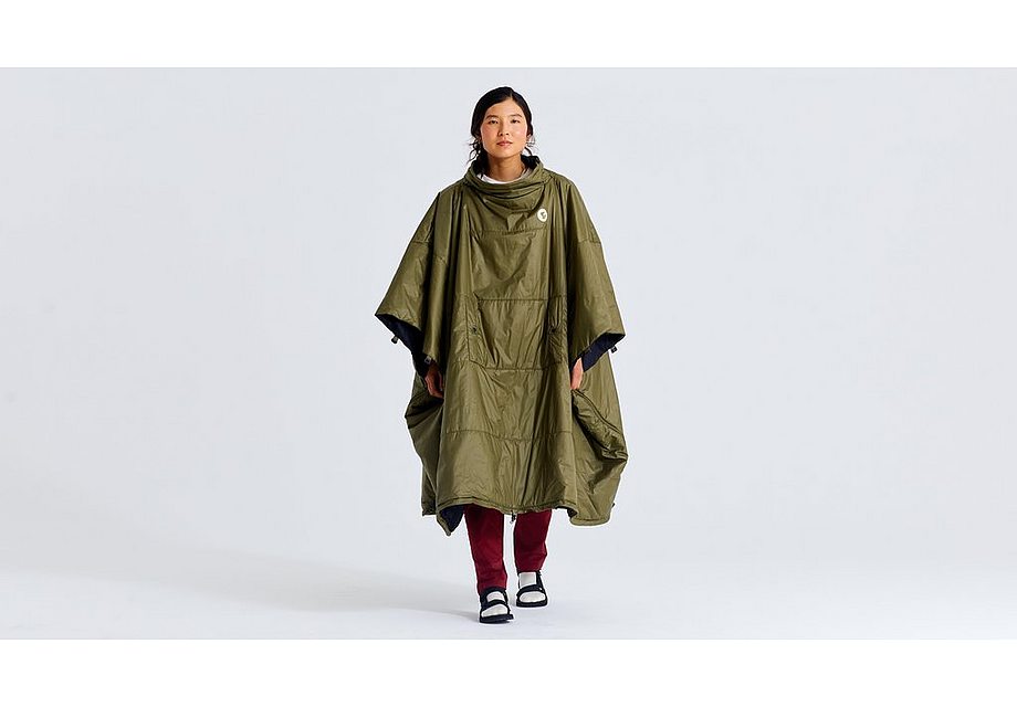 Specialized s/f sleep poncho jacket green long`