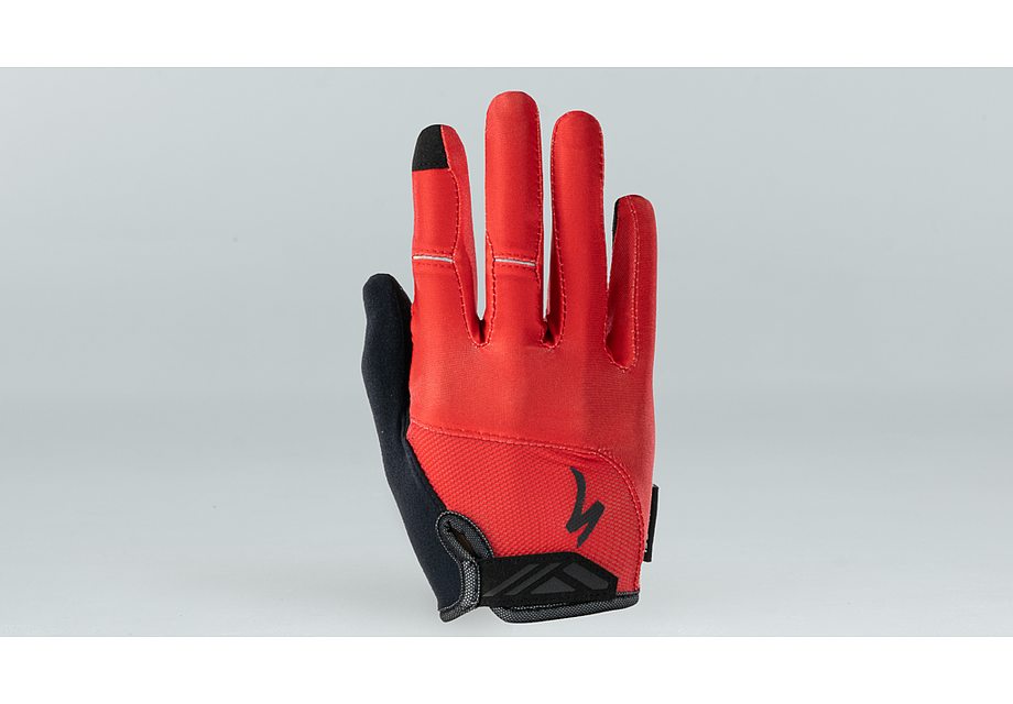Specialized bg dual gel glove lf wmn red l