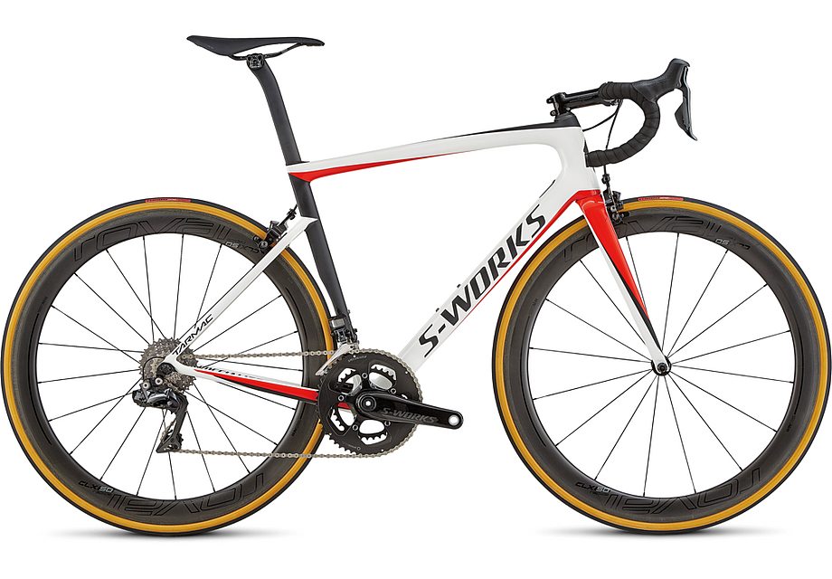 Specialized S-Works tarmac men sl6 di2 light white/rocket red/satin black 49