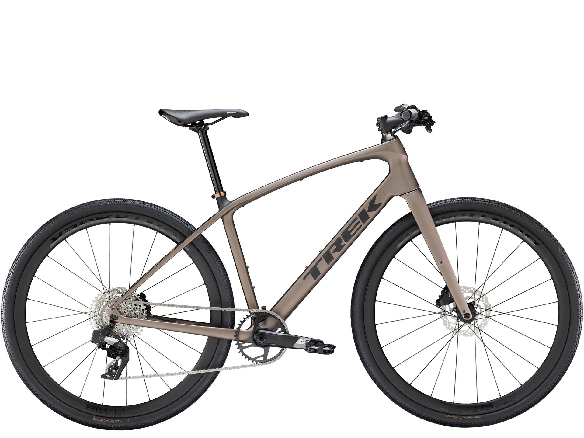 trek carbon fitnessbike FX Sport 6 Carbon M Matte Bronze Age/Deep Smoke – Green Fleet Bicycle Shop