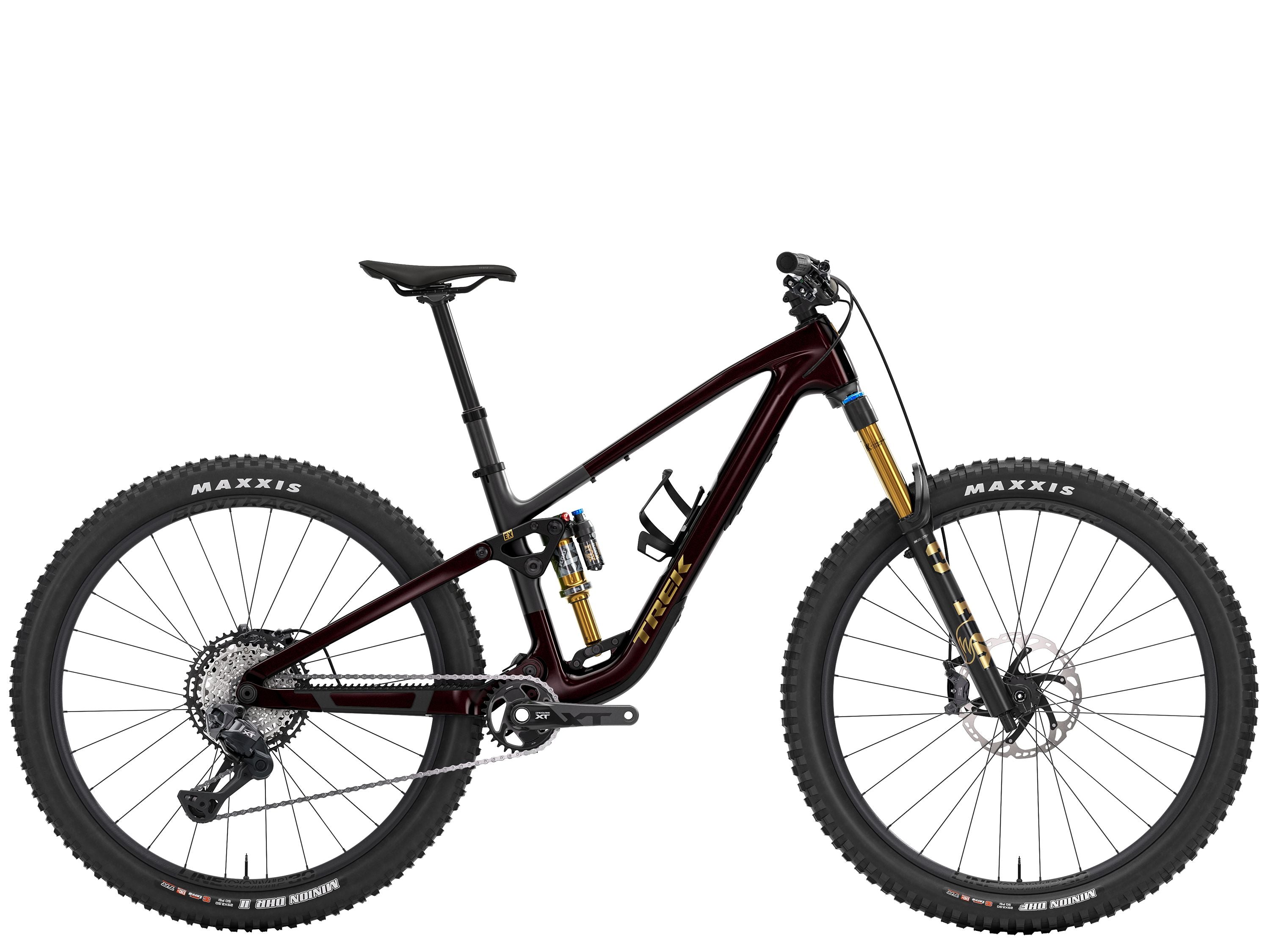 Fuel EX 9.8 XT DI2 XXL Gloss Dark Carmine/Matte Trek Black – Green