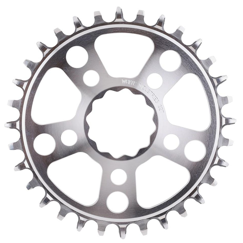 WHITE INDUSTRIES MR30 チェーンリング(silver)40T White Industries MR30 TSR 1x Chainring (3mm Offset) 40T Silver